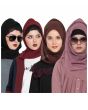 Black, Maroon, Mauve, Brown