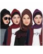 Black, Maroon, Purple, Brown