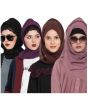 Black, Purple, Mauve, Brown