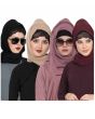 Black, Wine, Mauve, Dark Beige