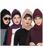 Black, Wine, Purple, Dark Beige
