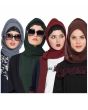 Grey, Dark Green, Maroon, Brown