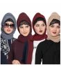 Grey, Maroon, Wine, Dark Beige