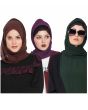 Dark Green, Purple & Brown 