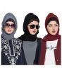 Black, Grey & Maroon