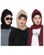 Black, Maroon & Dark Beige