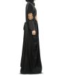 Amara_Copper_Embroidered_Black_Kaftan_Side View_IslamicShop.in