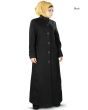 Safiyya Long Coat_Black Color_IslamicShop.in
