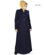 Izma Long Coat_Navy Color_IslamicShop.in