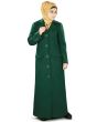 Jaseena Long Coat_Green Color_IslamicShop.in