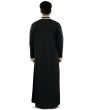 Aatif_Black_Galabiyya_Back View_IslamicShop.in