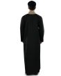 Afzal_Black_Galabiyya_BackVIew_IslamicShop.in