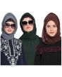 Grey, Dark Green & Brown