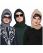 Grey, Dark Green & Dark Beige