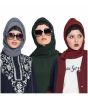 Grey, Maroon & Dark Green