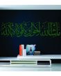 Mashallah_La_Hawla_Islamic_Wall_Decal_(Green)_Close View_IslamicShop.in