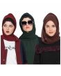 Maroon, Dark Green & Brown