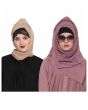 Mauve & Dark Beige