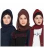 Navy Blue,Maroon & Brown