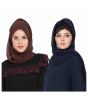 Navy Blue & Brown