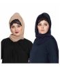 Navy Blue & Dark Beige