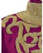 Nayyab_Hand_Embroidered_Wine_Kaftan_Close Up View_IslamicShop.in