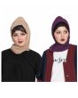 Purple & Dark Beige