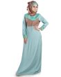 Rehemat_Rayon_Abaya_Front View_IslamicShop.in