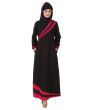 Shimah_Kashibo_Black_Abaya_Front View_IslamicShop.in