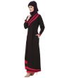 Shimah_Kashibo_Black_Abaya_Side View Left_IslamicShop.in