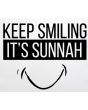 White Cushion (Smile)_Close Up View_IslamicShop.in