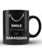 Black Coffee Mug (Smiley)_Back View_IslamicShop.in