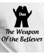 White T-Shirt (Dua)_Close Up View_IslamicShop.in