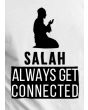 White T-Shirt (Salah)_Close Up View_IslamicShop.in