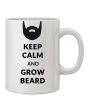 White Coffee Mug (Beard)_Back View_IslamicShop.in