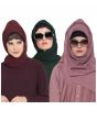 Wine, Dark Green & Mauve