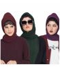Wine, Dark Green & Purple