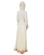 Zaeemah_Net_&_Crepe_Off_White_Abaya_BackView_IslamicShop.in