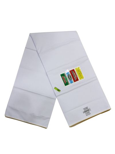 Ismail White Lungi (110cm)