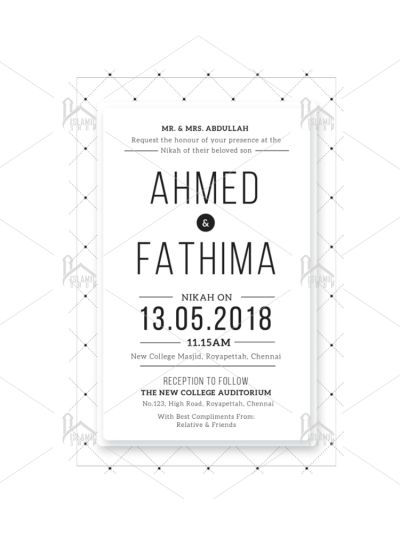 Wedding Invitation Card