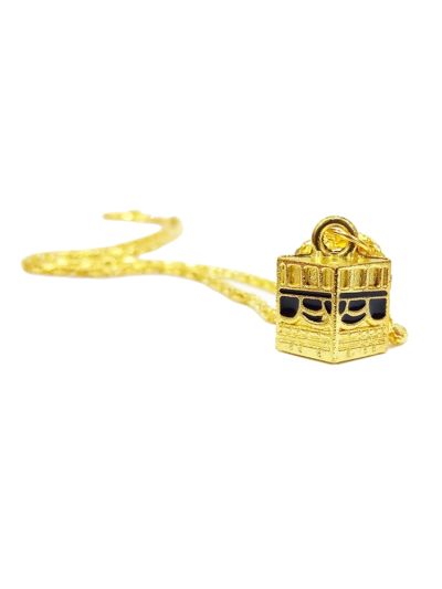 Holy Kaaba Gold Coated Pendant