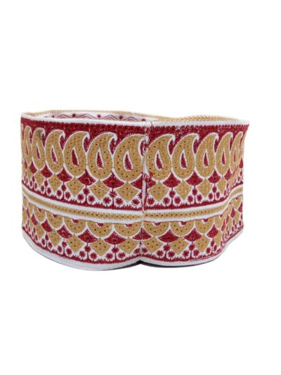 Beige mixed Red Cap