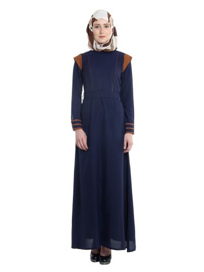 Navy Blue Abaya