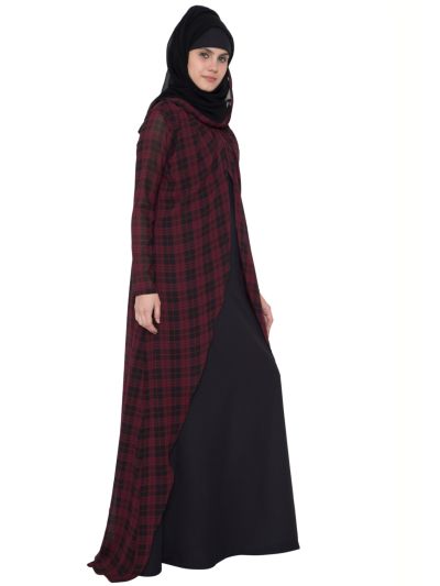 Gorgeous Dress Abaya in Double Layer