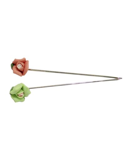 Light Green & Dusty Pink Hijab Pin Set