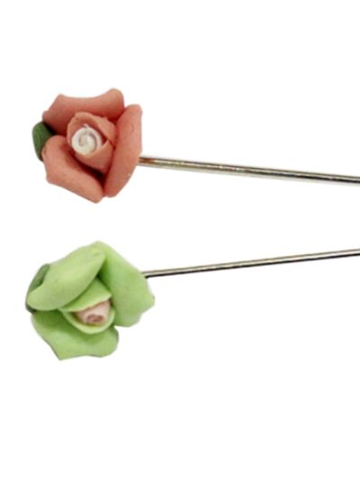 Light Green & Dusty Pink Hijab Pin Set