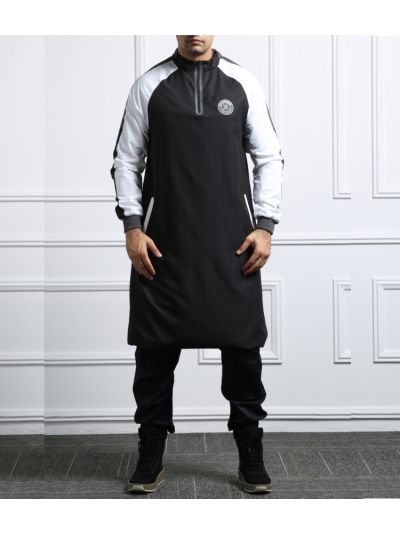 Raptor Islamic Sports Wear (Black/White)
