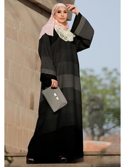 Grey Shaded Abaya