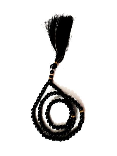 Black 8mm Tasbih