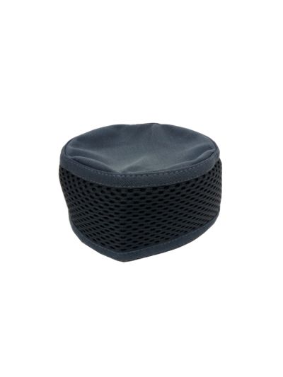Grey mixed Black Rimless Cap (52 Cm)